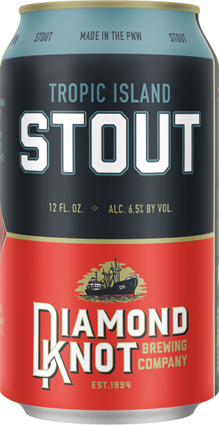 diamond knot brewing company tropical island stout 12 fl oz can